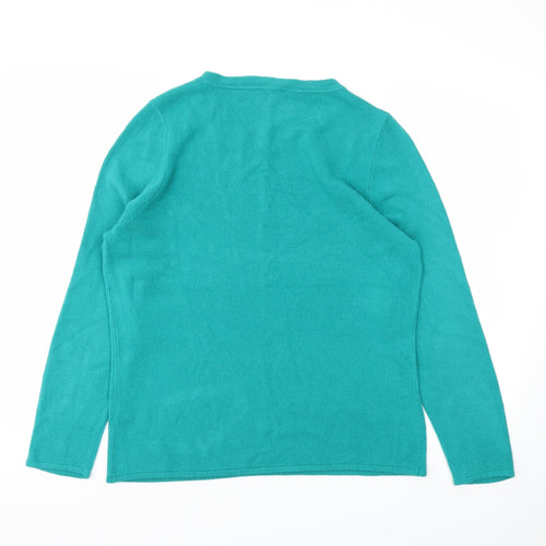 Love Knitwear Womens Green   Pullover Jumper Size 14