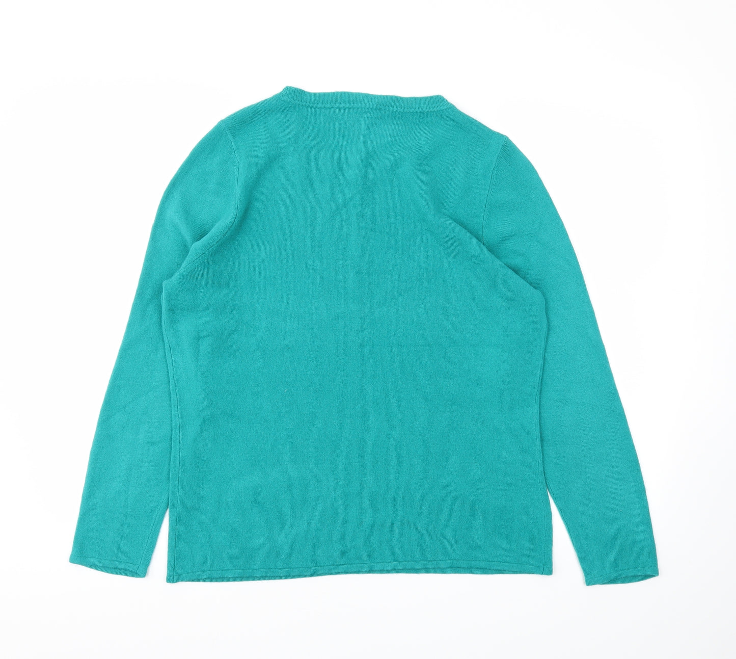 Love Knitwear Womens Green   Pullover Jumper Size 14
