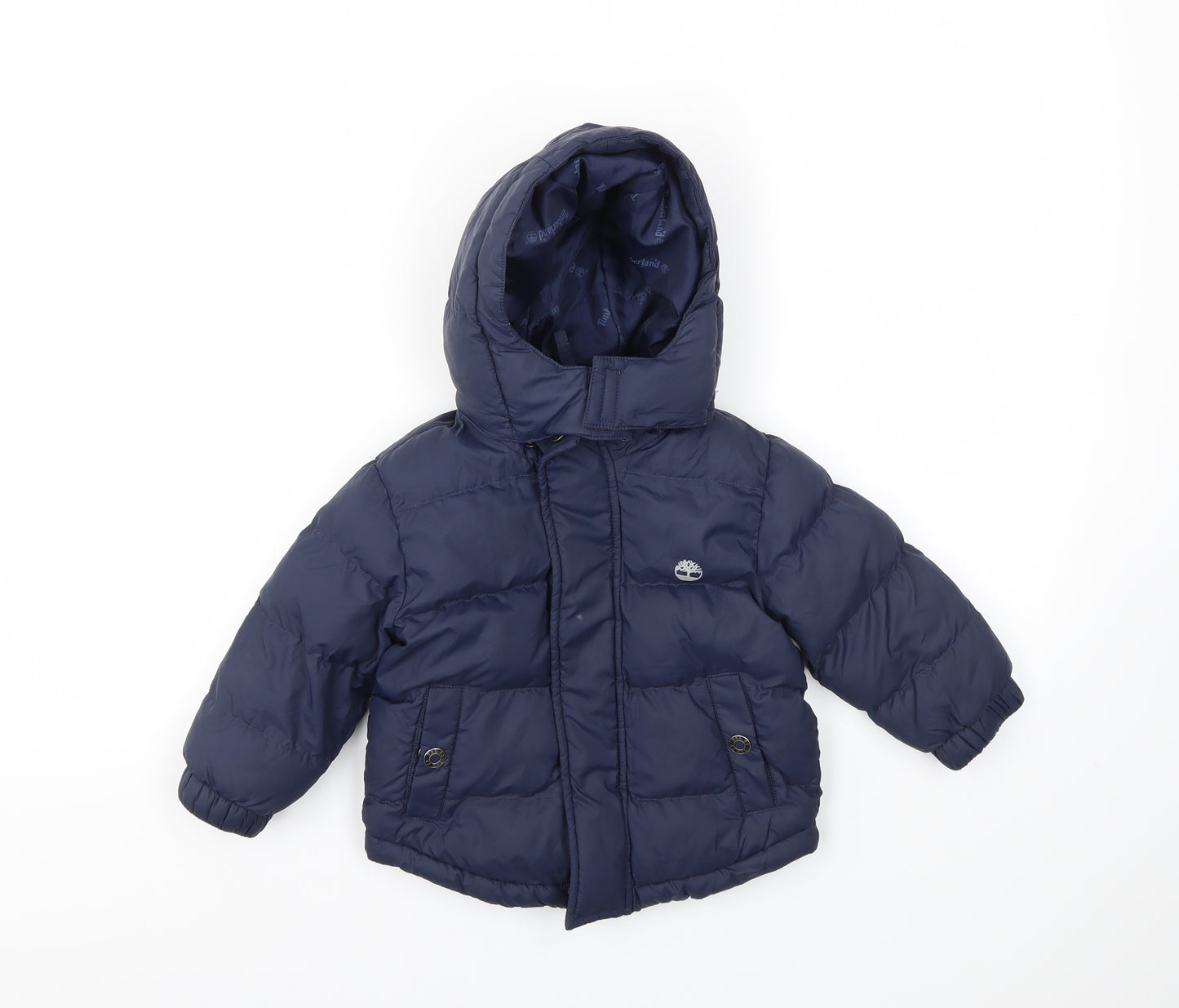 Timberland Boys Blue   Basic Coat Coat Size 2 Years
