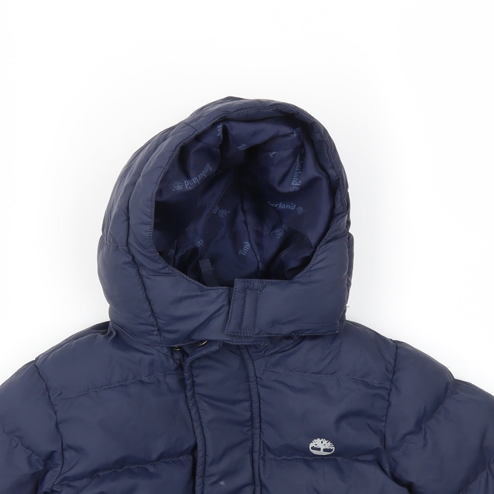 Timberland Boys Blue   Basic Coat Coat Size 2 Years