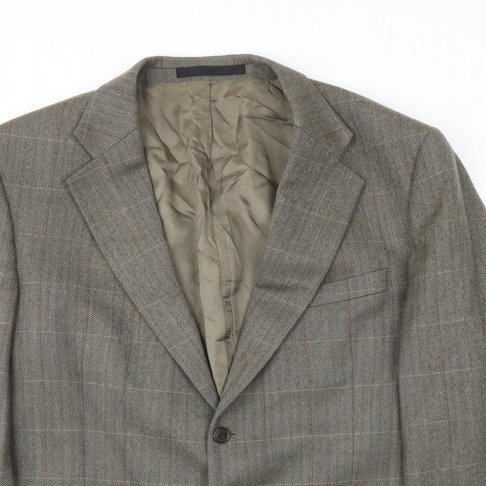 M&S Mens Brown   Jacket Blazer Size 44