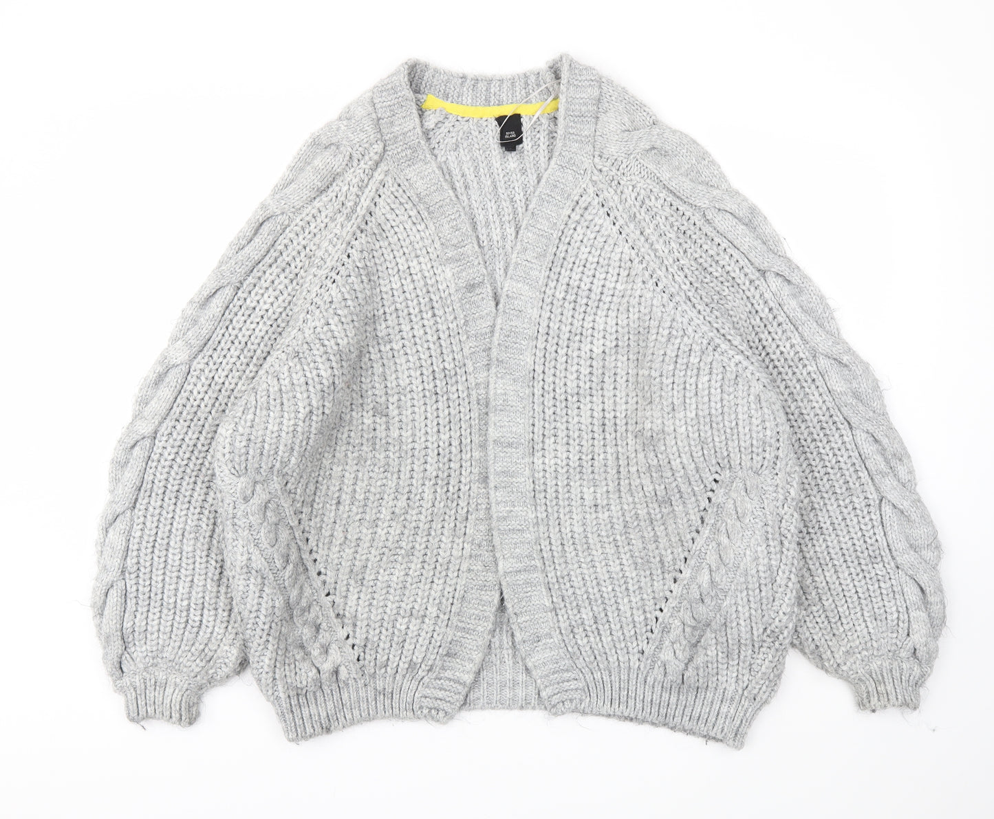 River Island Womens Grey   Cardigan Jumper Size S