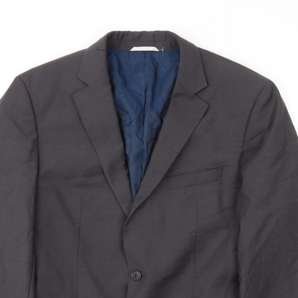 Preworn Mens Grey   Jacket Blazer Size 48