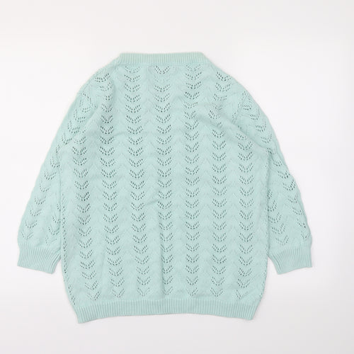 Mia Moda Womens Blue   Pullover Jumper Size M