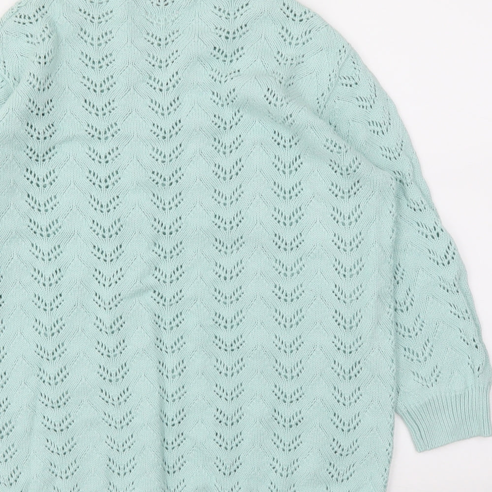 Mia Moda Womens Blue   Pullover Jumper Size M