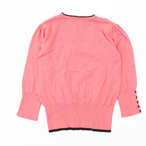 Roman Womens Pink   Basic T-Shirt Size 14