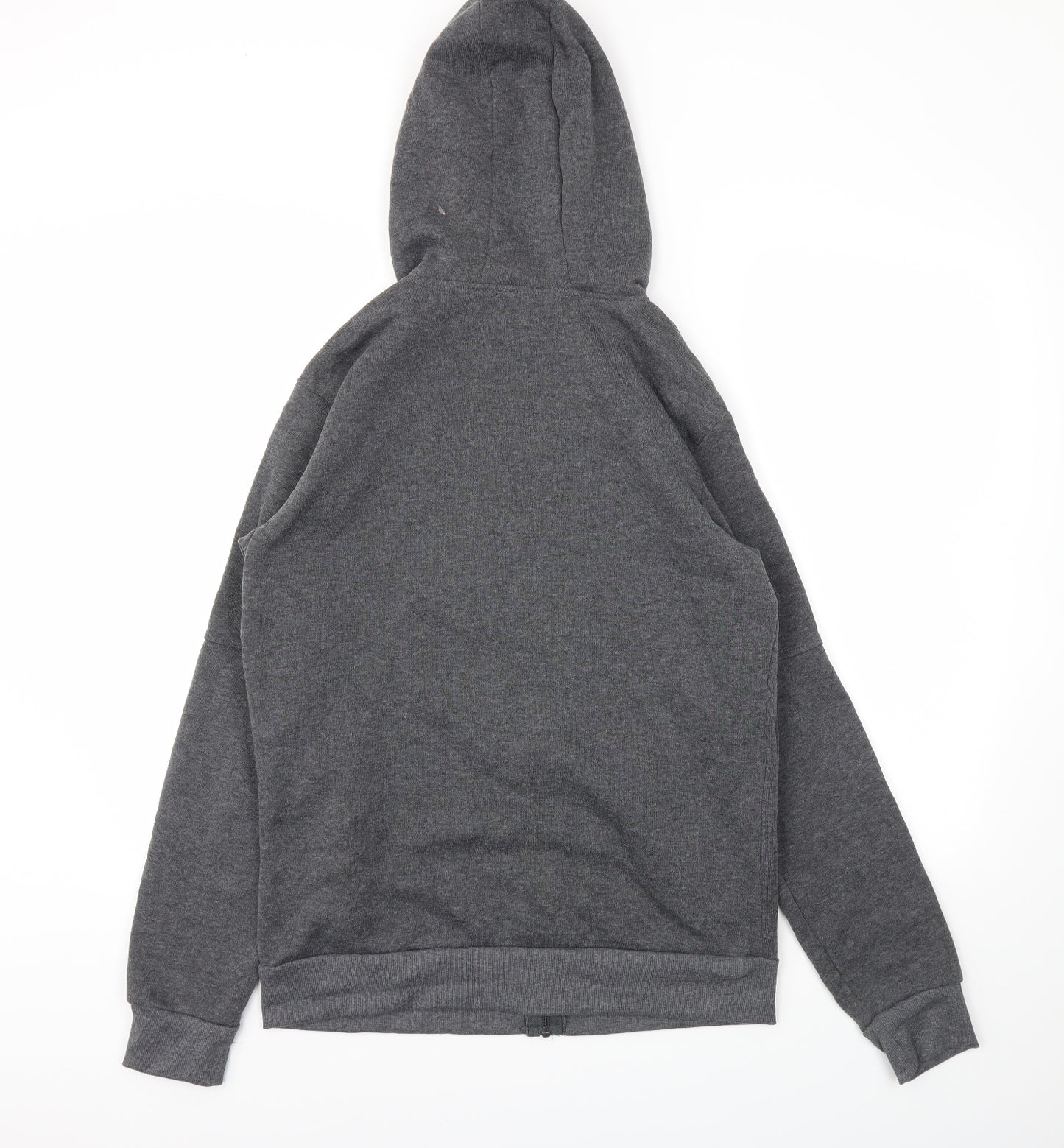 SIMHWRSS Mens Grey   Full Zip Hoodie Size L