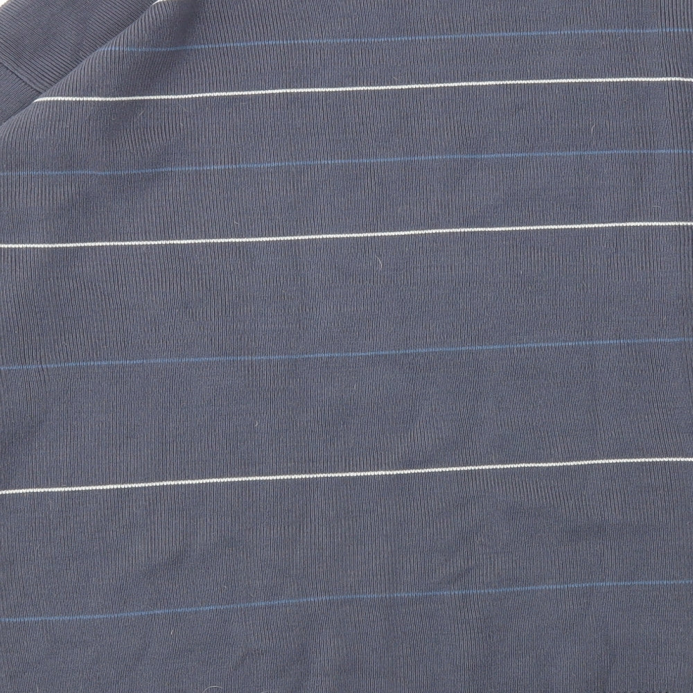 OFFICERS CLUB Mens Blue Check  Pullover Jumper Size 2XL