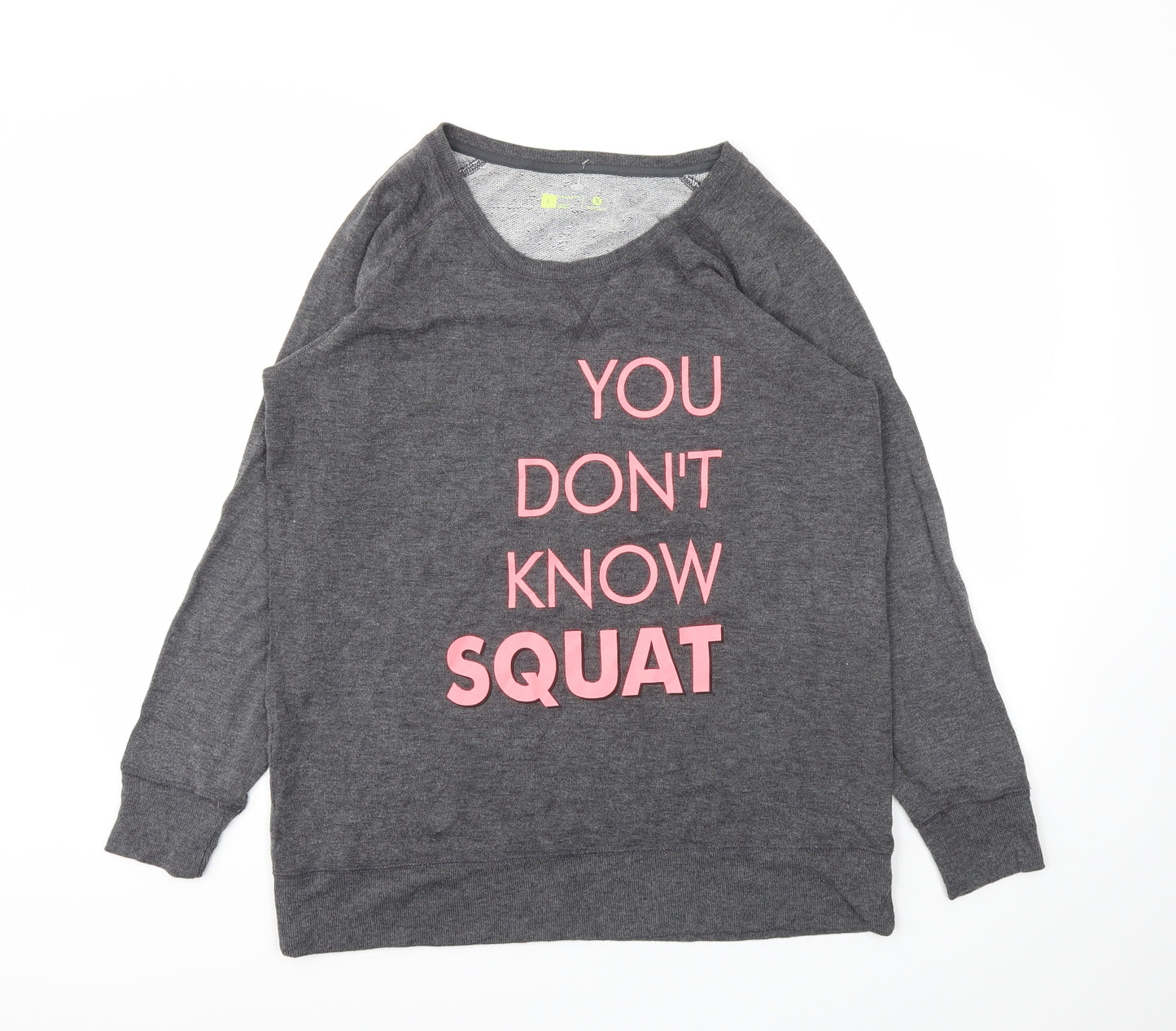 Preworn Womens Grey   Basic T-Shirt Size L