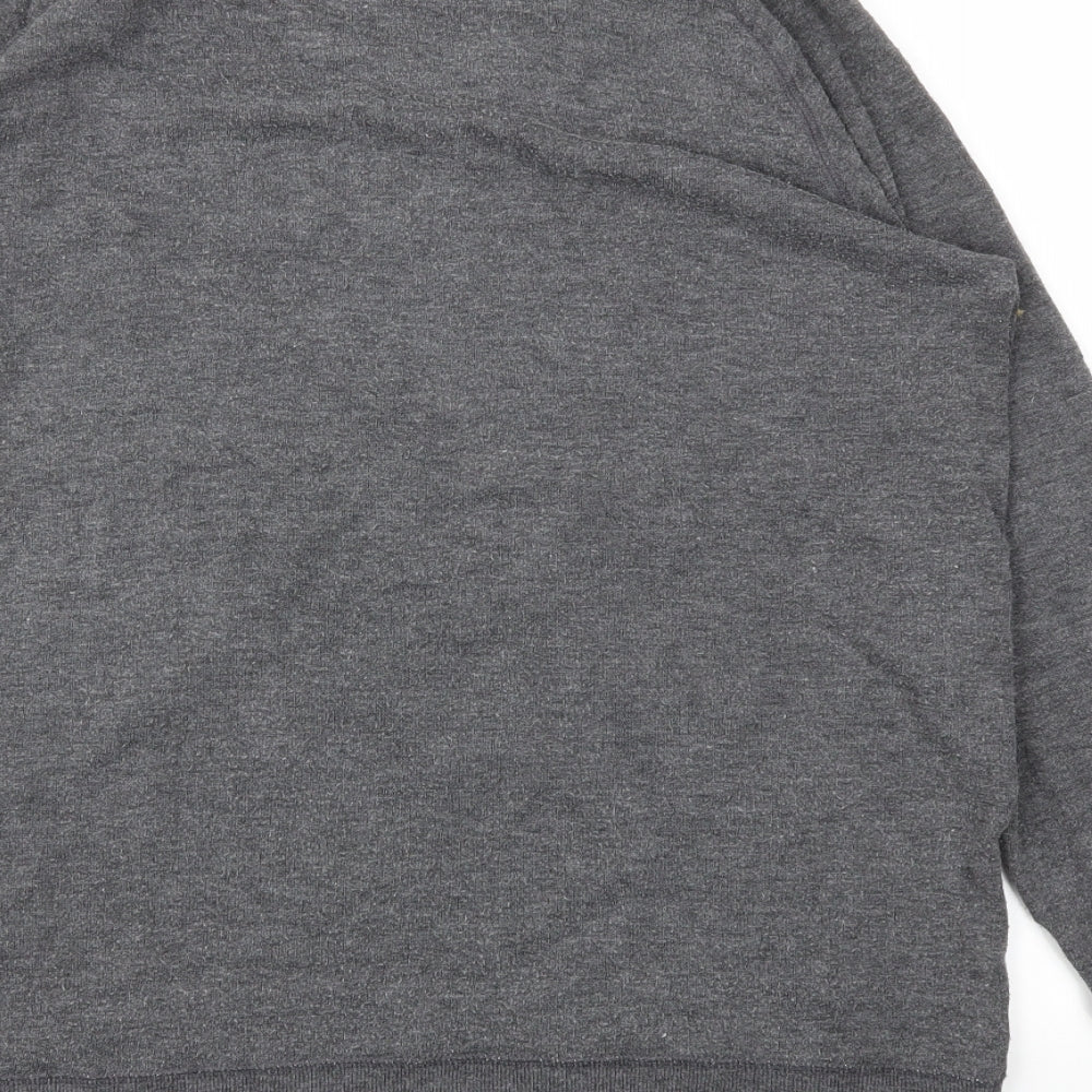 Preworn Womens Grey   Basic T-Shirt Size L