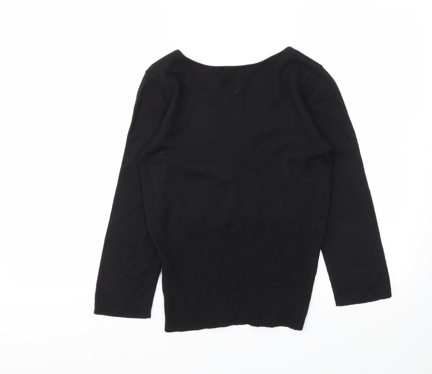 WITH LOVE Womens Black   Basic T-Shirt Size M