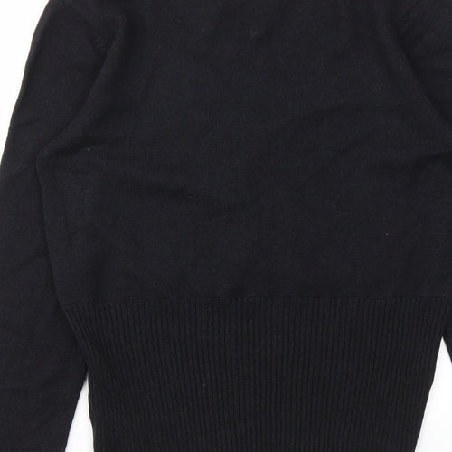 WITH LOVE Womens Black   Basic T-Shirt Size M