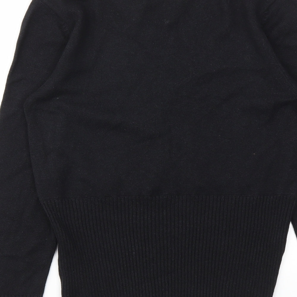 WITH LOVE Womens Black   Basic T-Shirt Size M