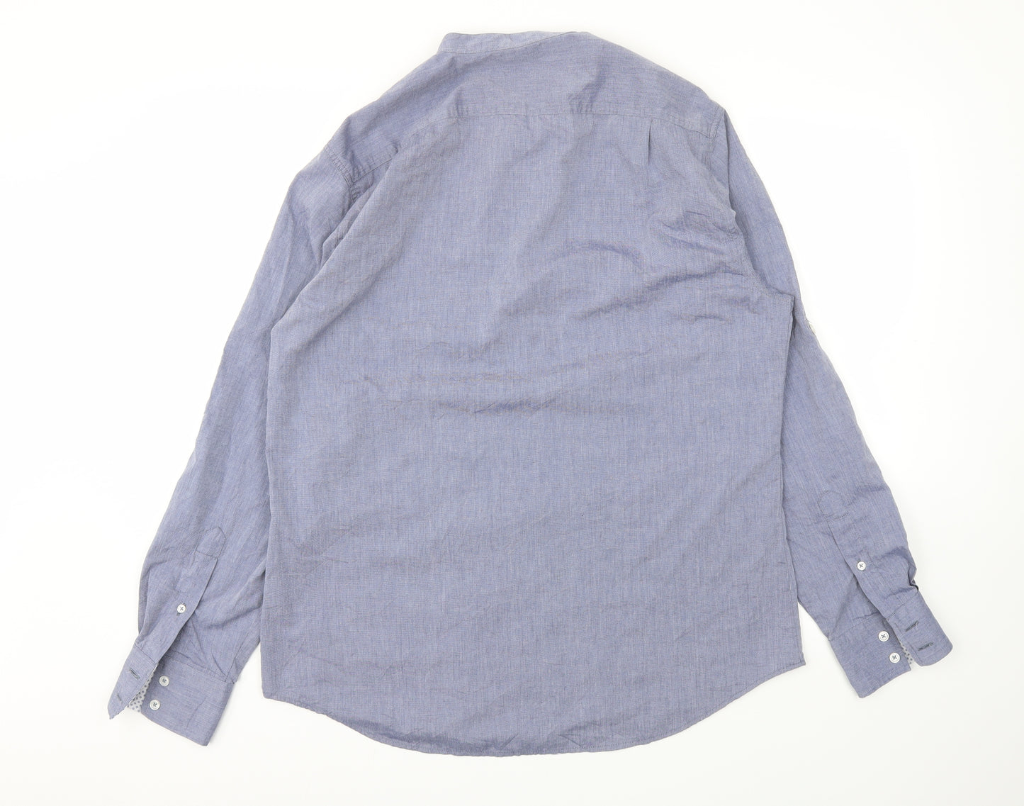 Alexandra Mens Blue Houndstooth   T-Shirt Size L