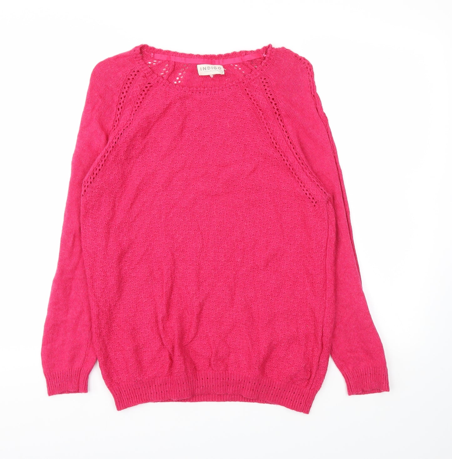 M&S Womens Pink   Pullover Jumper Size 14