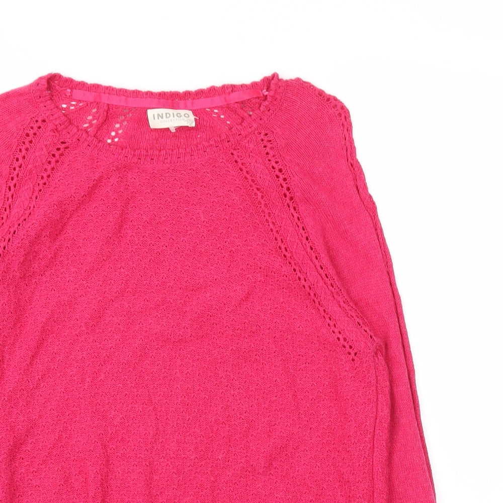 M&S Womens Pink   Pullover Jumper Size 14