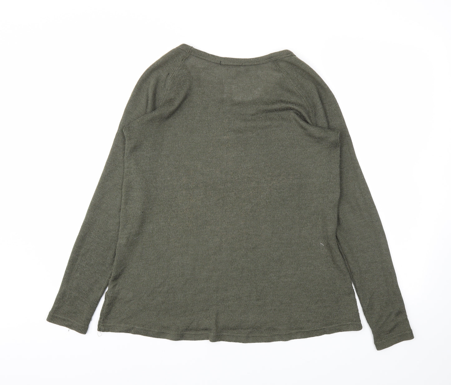 George Womens Green Argyle/Diamond  Pullover Jumper Size 8