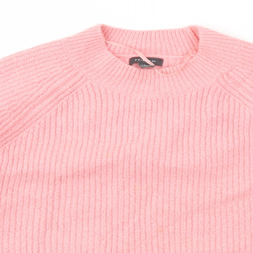 Primark Womens Pink   Pullover Jumper Size L