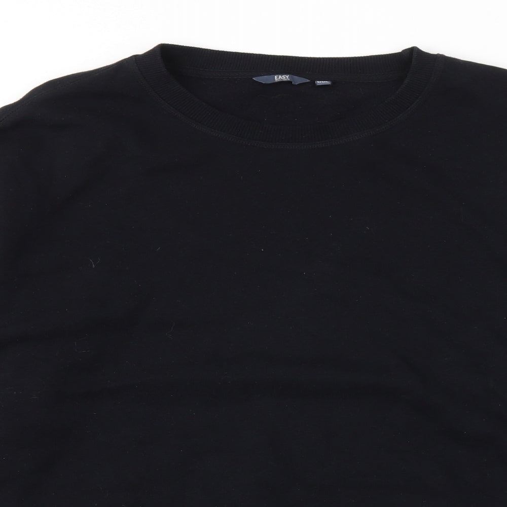 Easy Mens Black   Pullover Hoodie Size 2XL