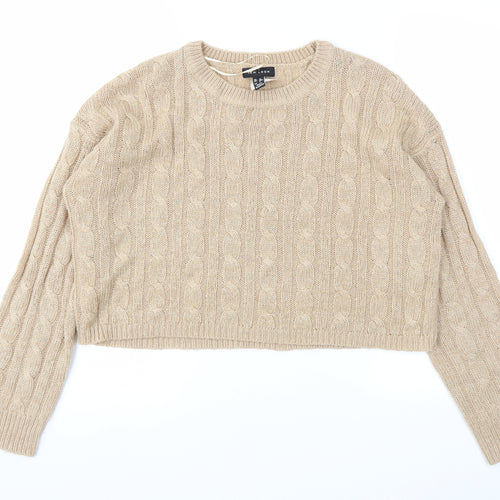 New Look Womens Beige   Pullover Jumper Size M