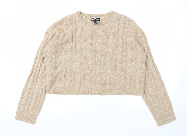 New Look Womens Beige   Pullover Jumper Size M