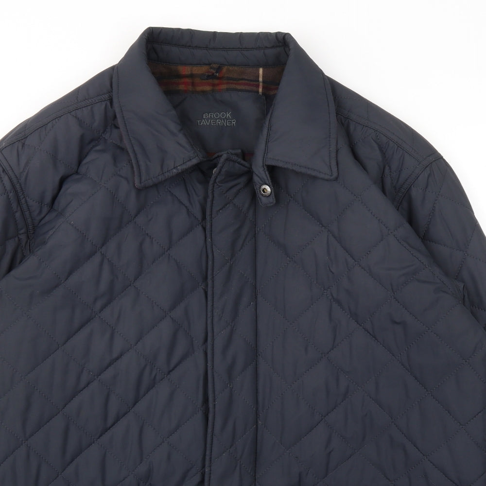 Brook Taverner Mens Blue   Jacket Coat Size 40