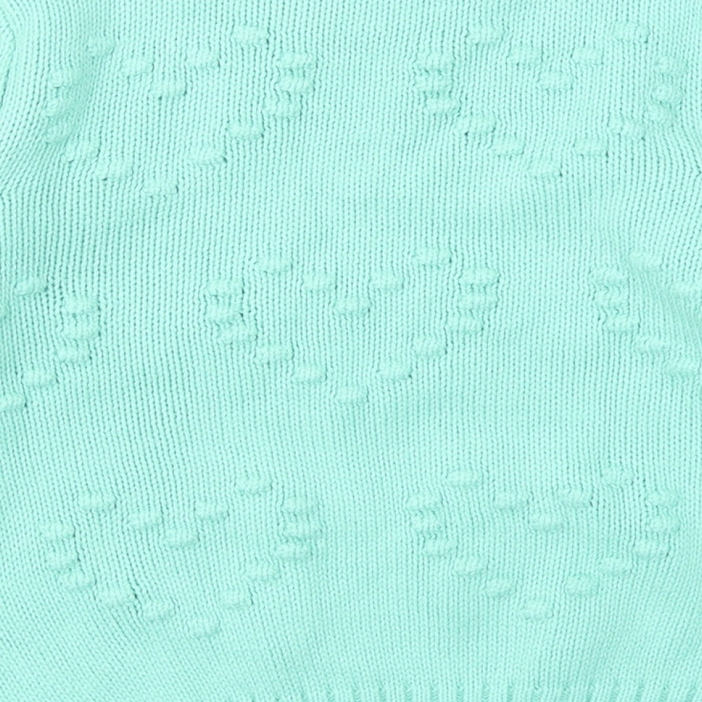 M&S Girls Green   Pullover Sweatshirt Size 7-8 Years