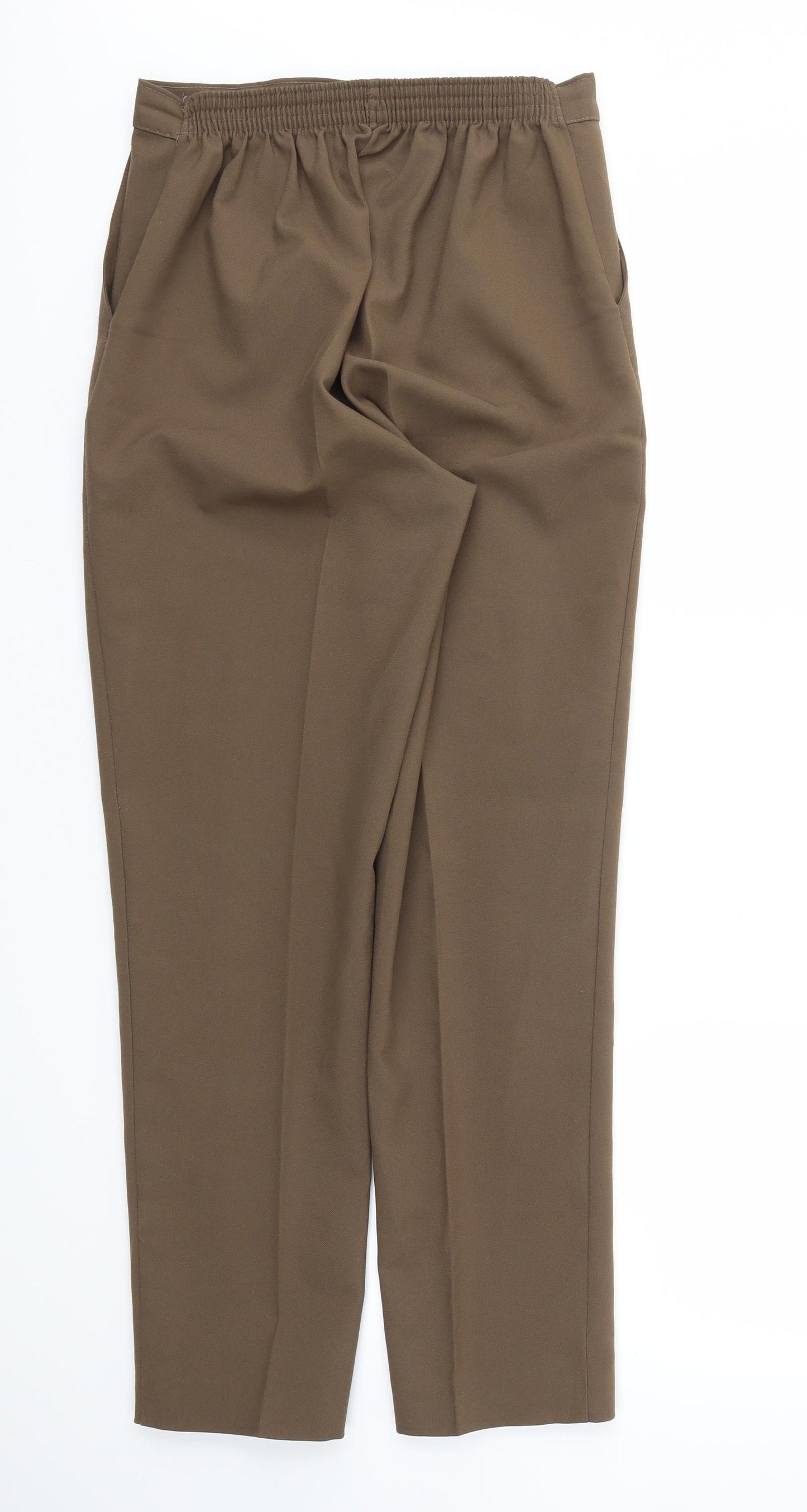 Preworn Womens Brown   Trousers  Size 30 L29 in - Stretch waistband