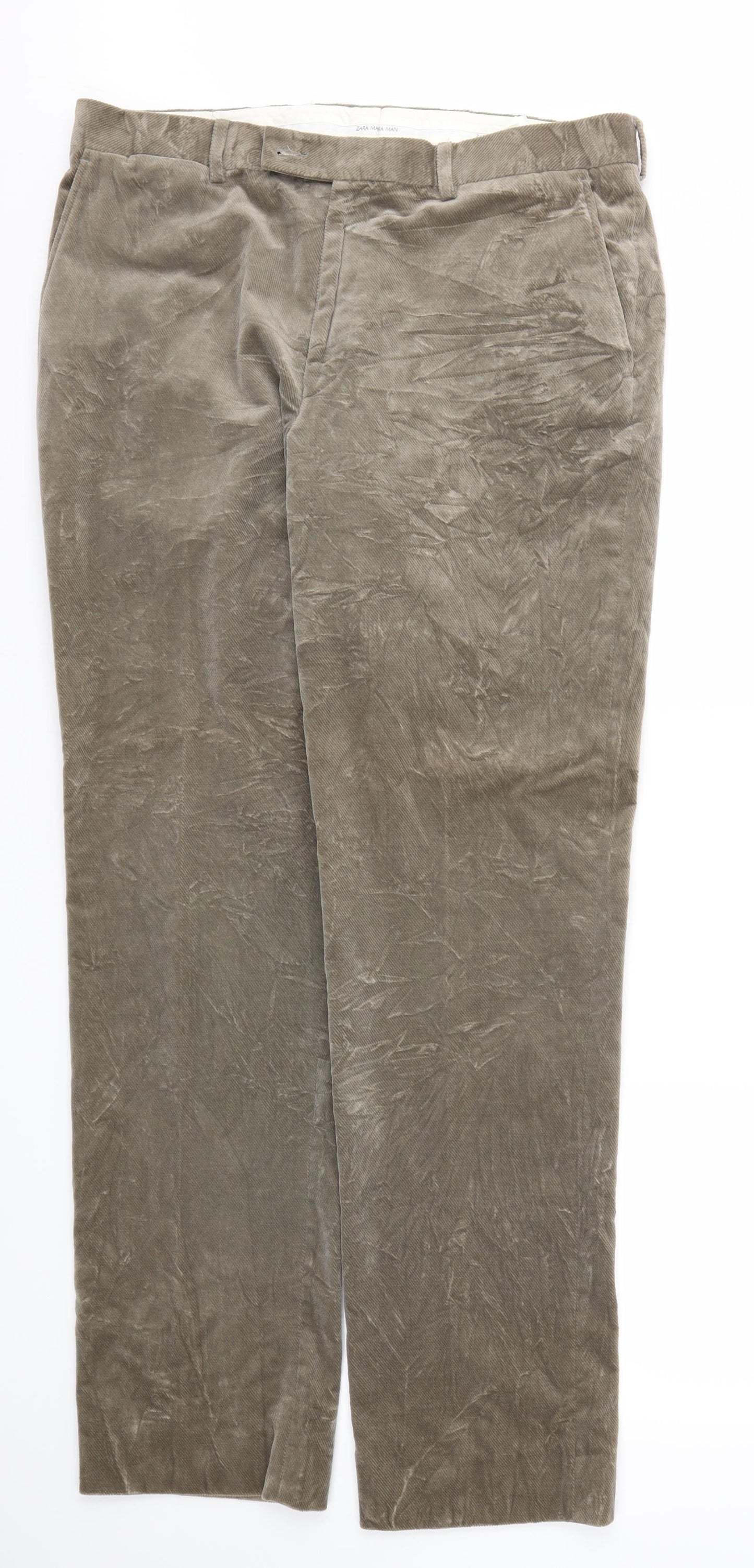 Zara Mens Brown   Trousers  Size 36 L34 in