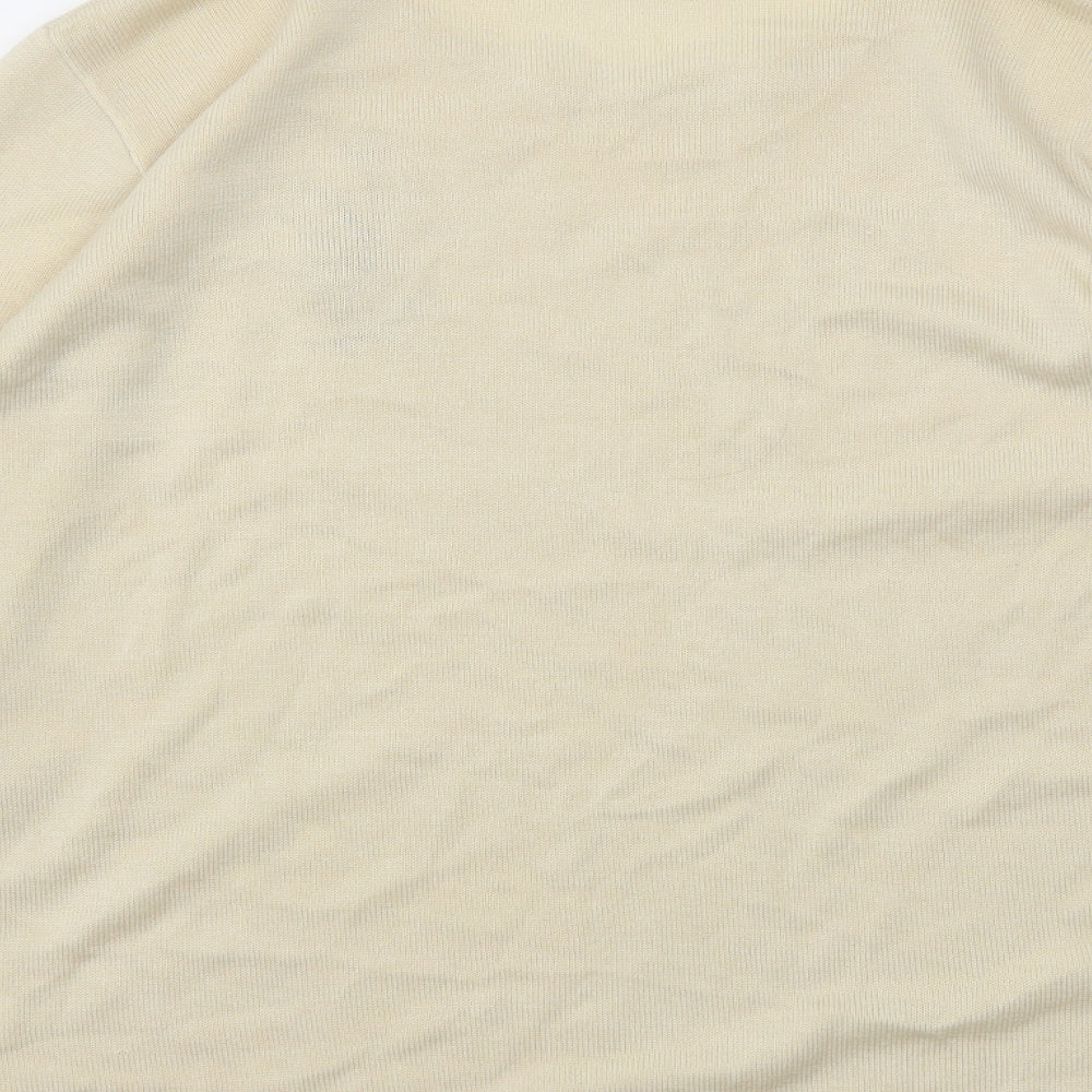 CLIFFORD FOX Womens Beige   Basic T-Shirt Size 12