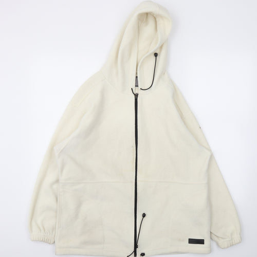 BHS Womens Ivory   Full Zip Jumper Size 8