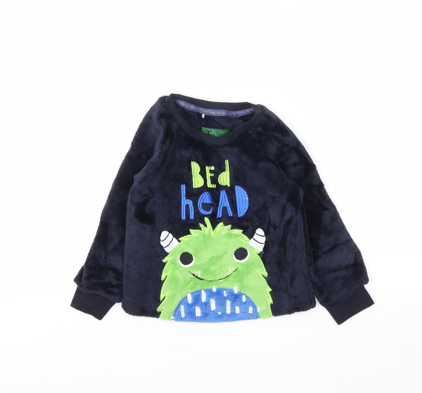 TU Boys Blue Animal Print   Pyjama Top Size 2 Years