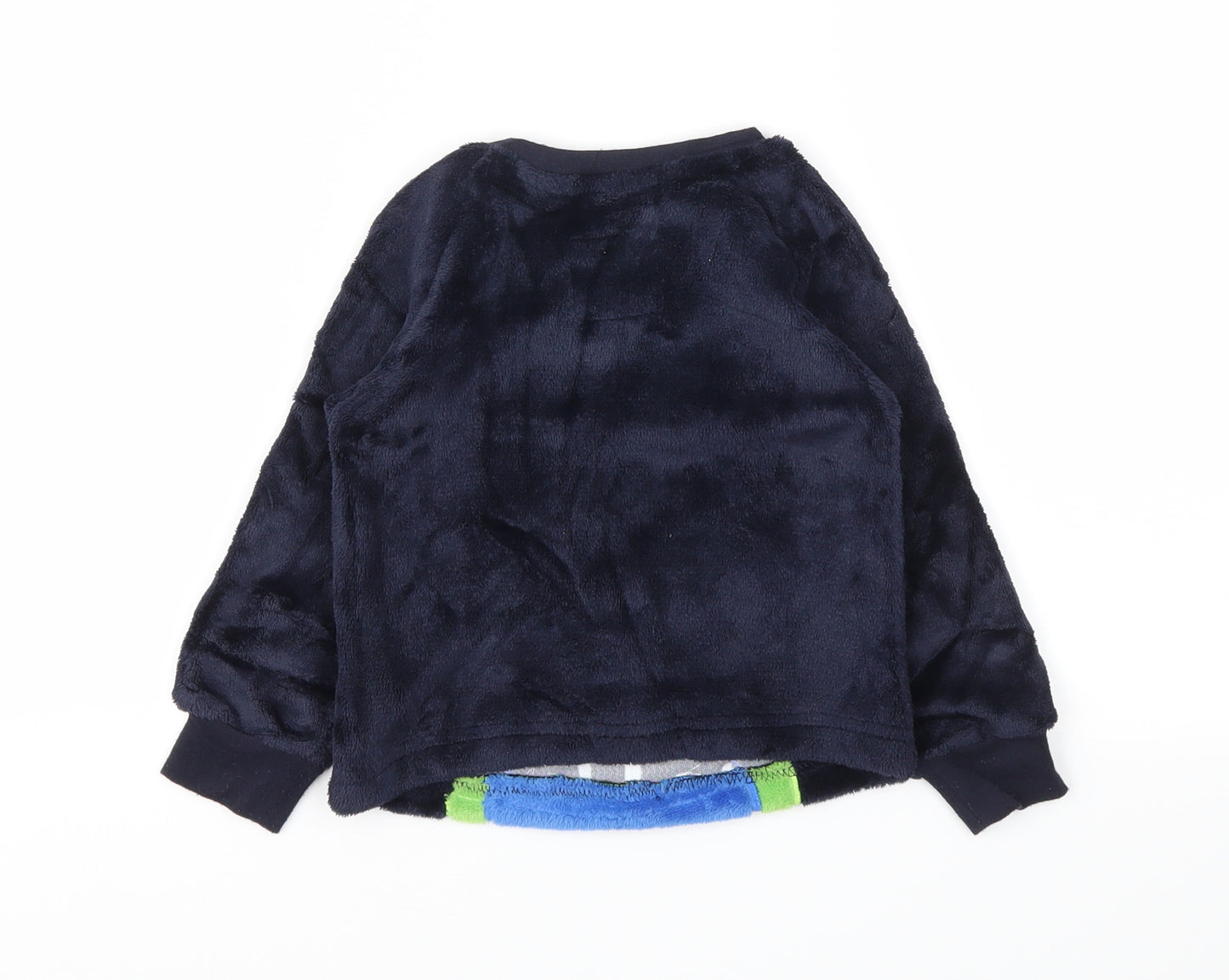 TU Boys Blue Animal Print   Pyjama Top Size 2 Years