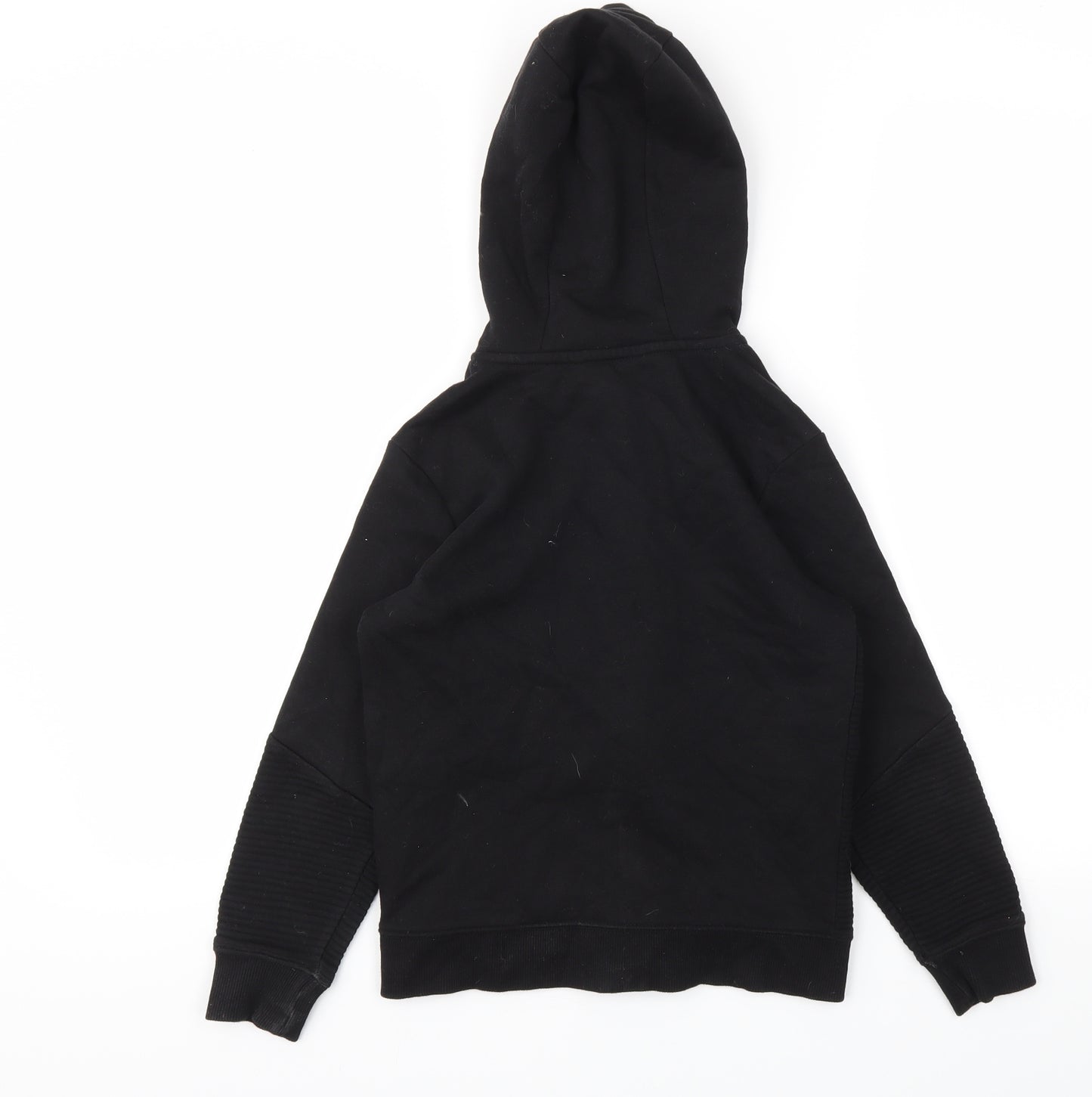 George Boys Black   Full Zip Jumper Size 7-8 Years