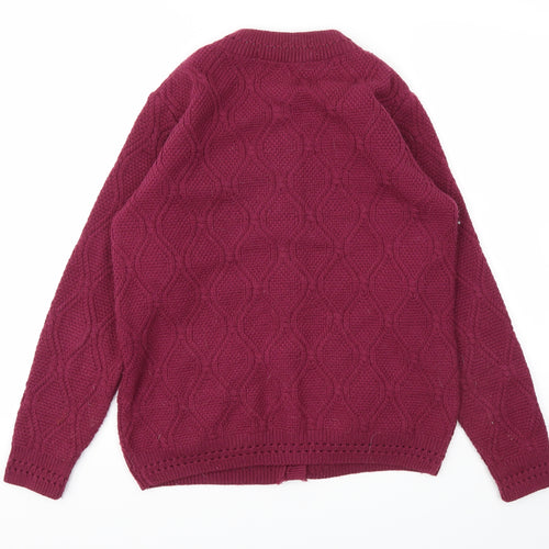 VIDE VI Womens Purple   Cardigan Jumper Size 14