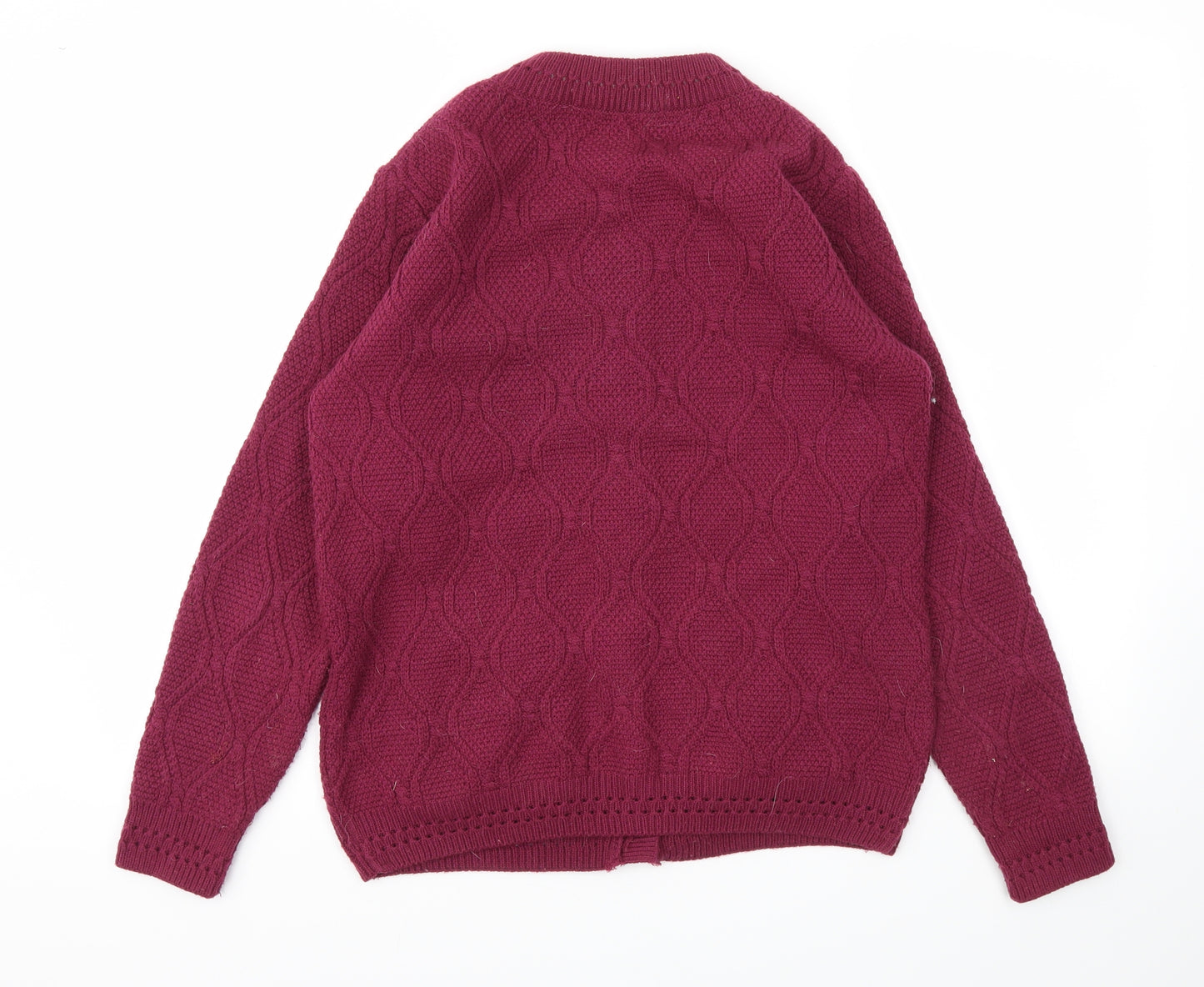 VIDE VI Womens Purple   Cardigan Jumper Size 14