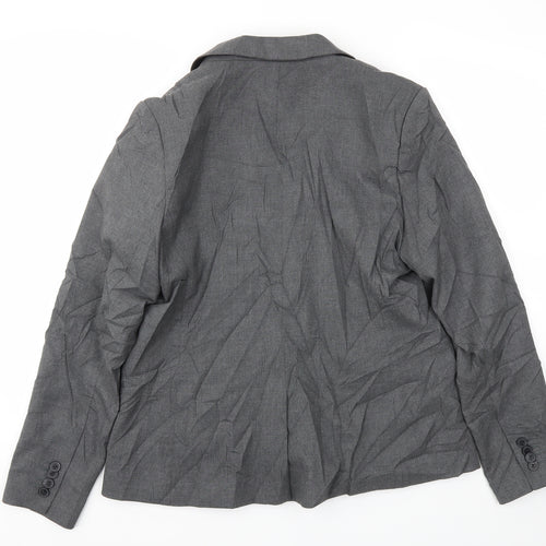 Preworn Womens Grey   Jacket Blazer Size 40