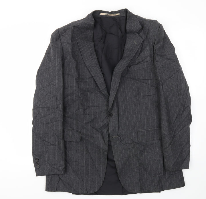Luhta Mens Grey   Jacket Blazer Size 42