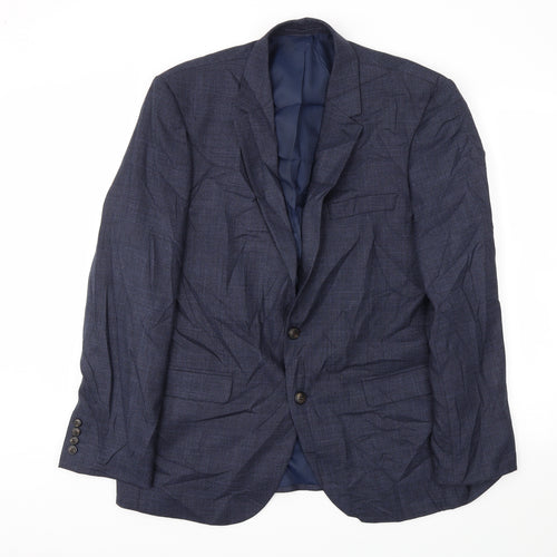 M&S Mens Blue   Jacket Blazer Size 42