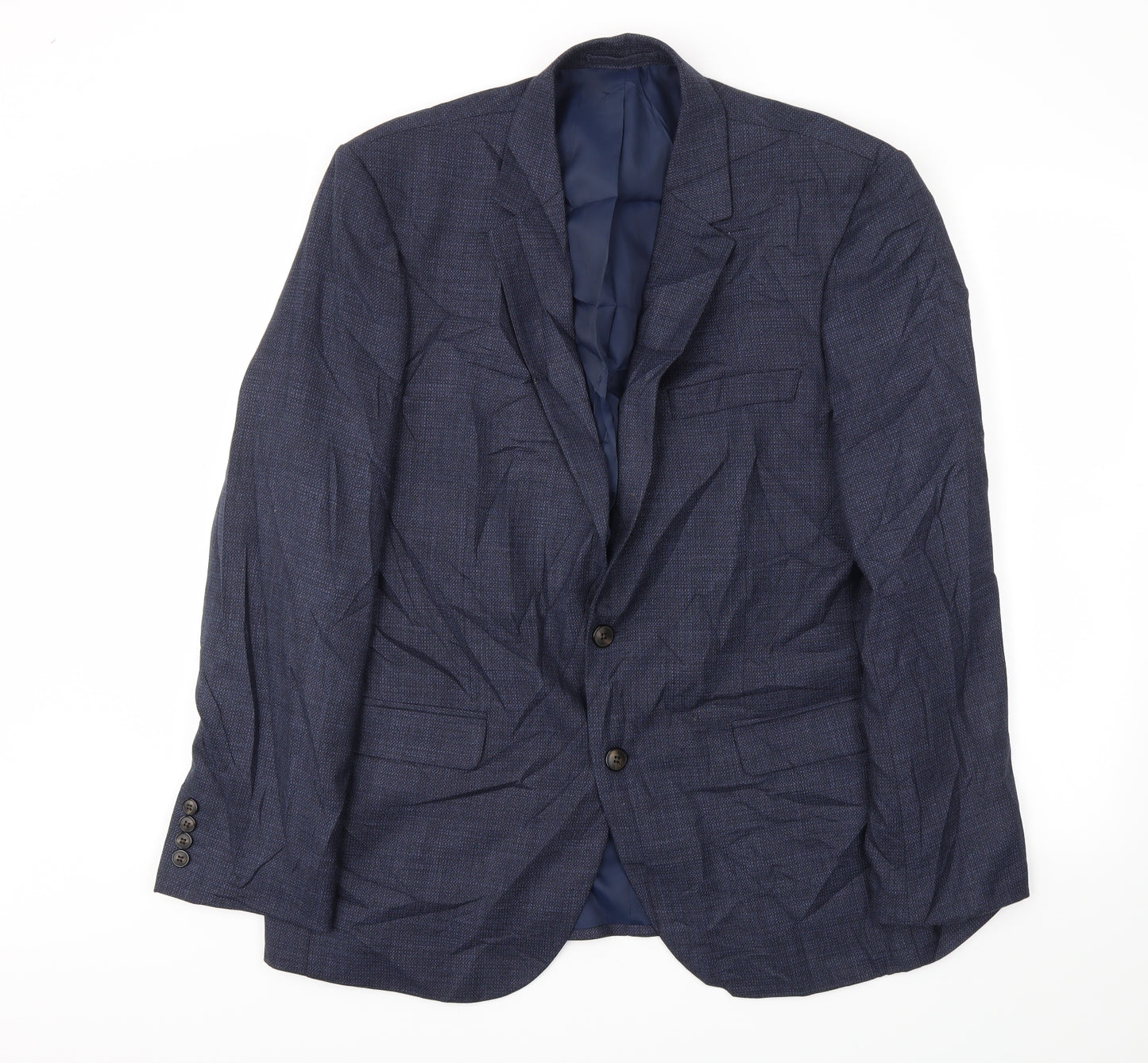 M&S Mens Blue   Jacket Blazer Size 42