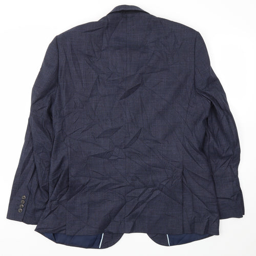 M&S Mens Blue   Jacket Blazer Size 42