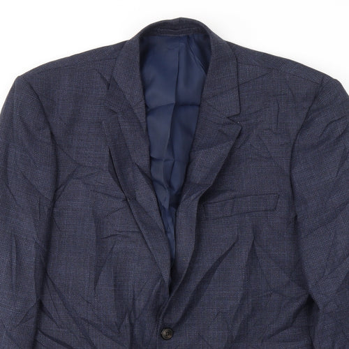 M&S Mens Blue   Jacket Blazer Size 42