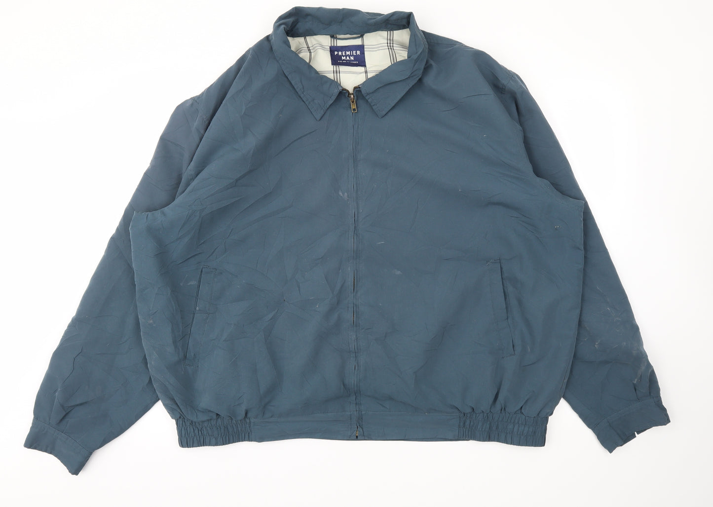 Premier man Mens Blue   Jacket Coat Size L
