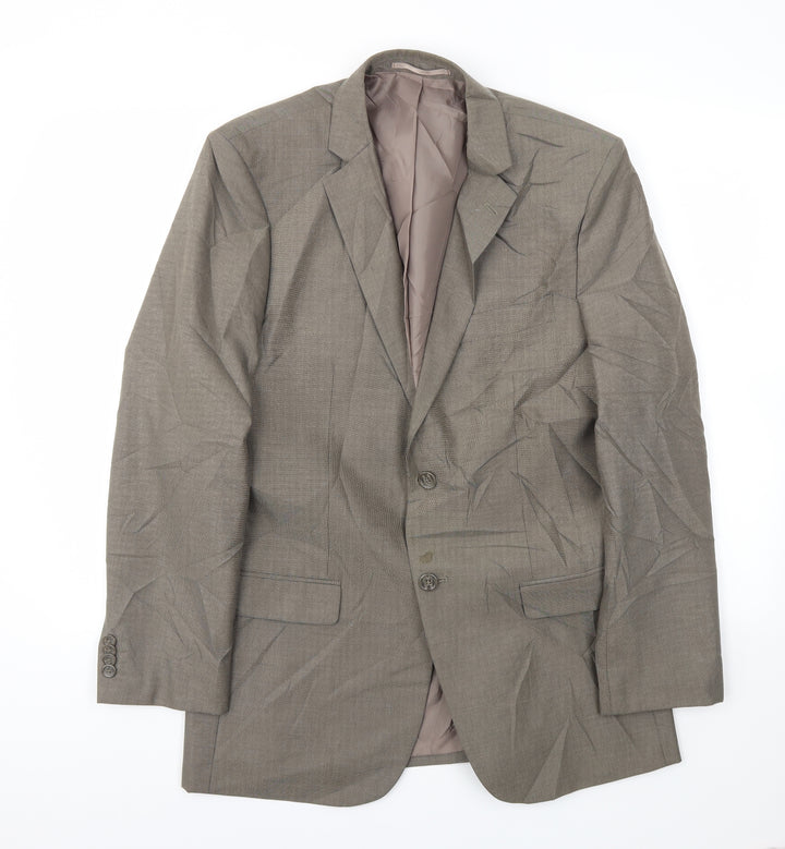 F&F Mens Brown Jacket Blazer Size 38