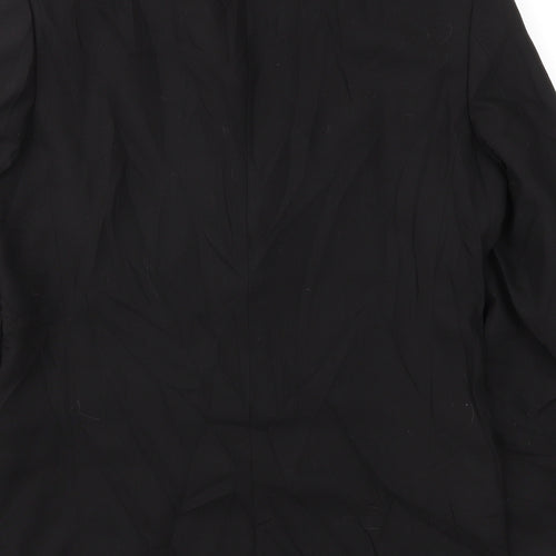 CHALITON GRAY Mens Black   Jacket Blazer Size 40