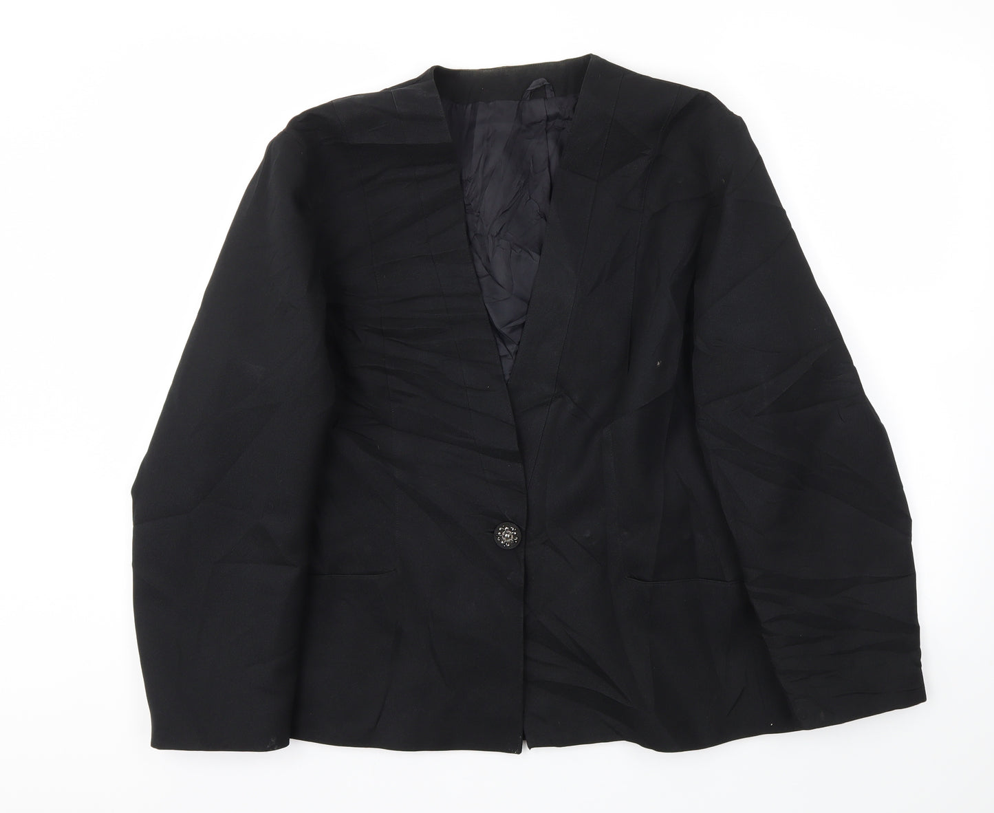 Preworn Womens Blue   Jacket Blazer Size 46