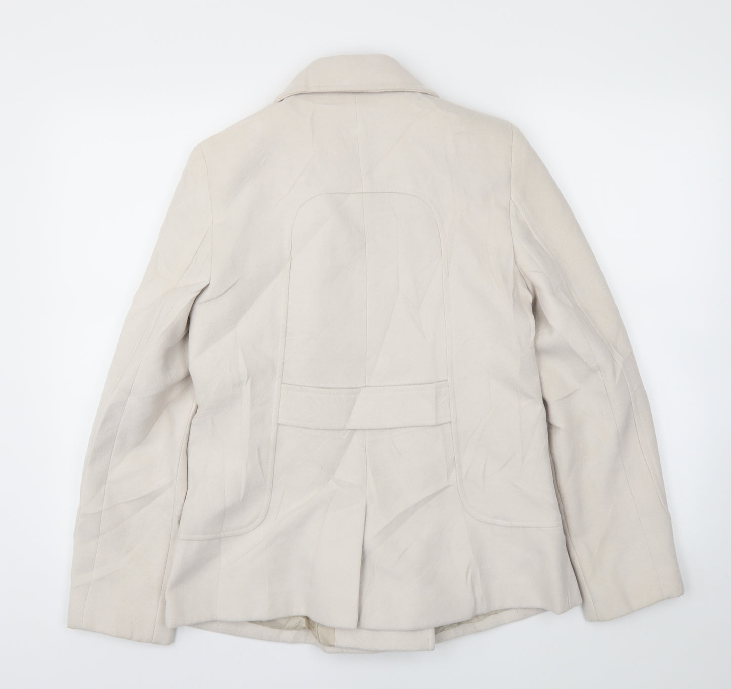 M&Co Womens Ivory   Jacket Coat Size 10