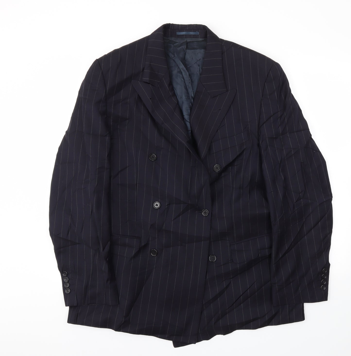 ERMENGILDO ZENGA Mens Blue   Jacket Blazer Size 44