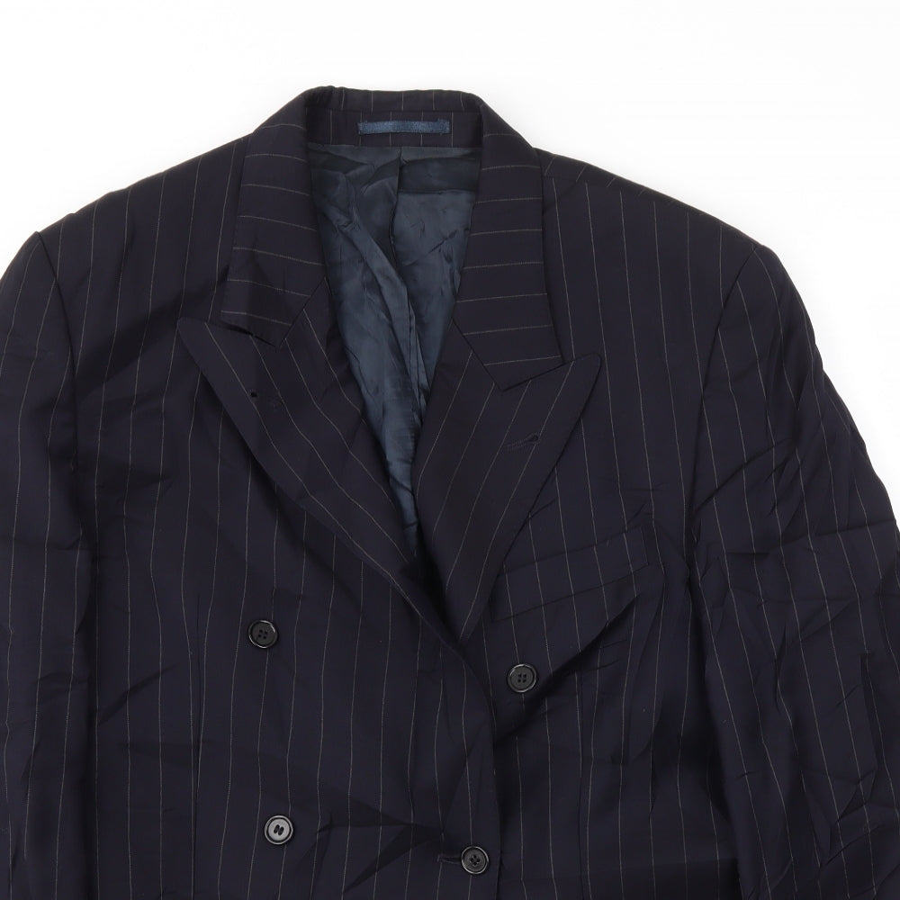 ERMENGILDO ZENGA Mens Blue   Jacket Blazer Size 44