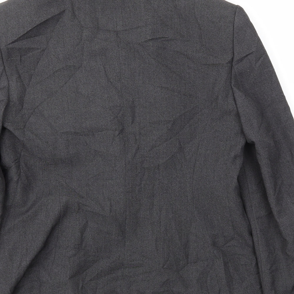 M&S Womens Grey   Jacket Blazer Size 12